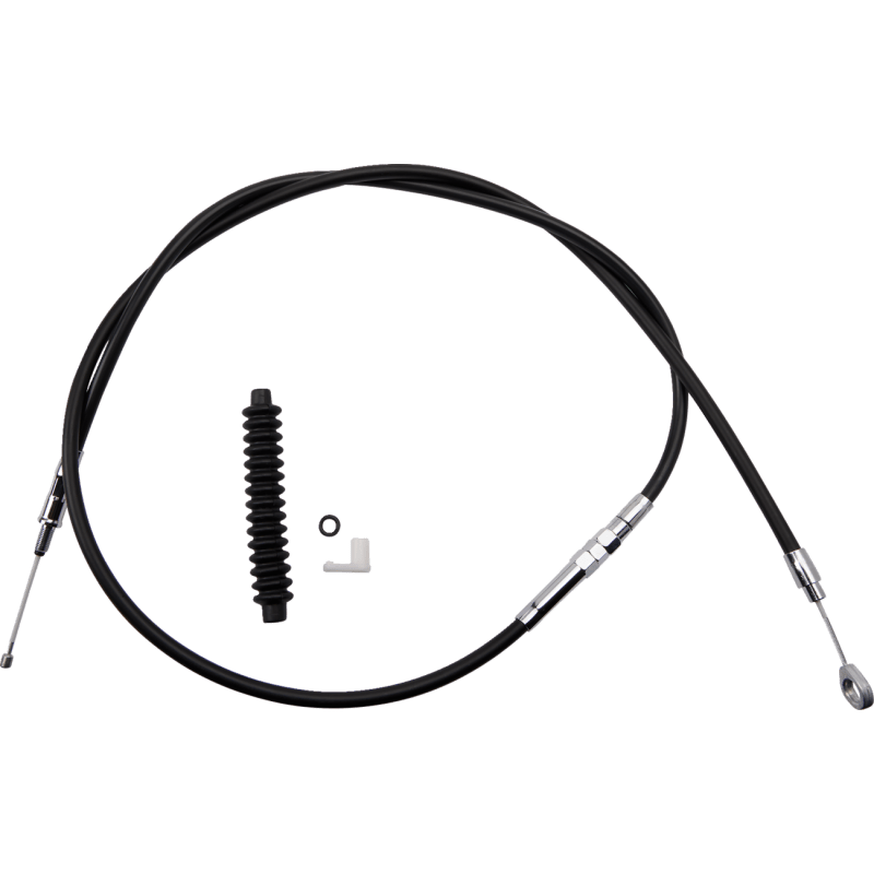 DRAG SPECIALTIES BLACK 66 - 11/16 FL HE CLUTCH CABLE (4322404HE) - DRIVEN Canada's Powersports 0652 - 14374322404HE