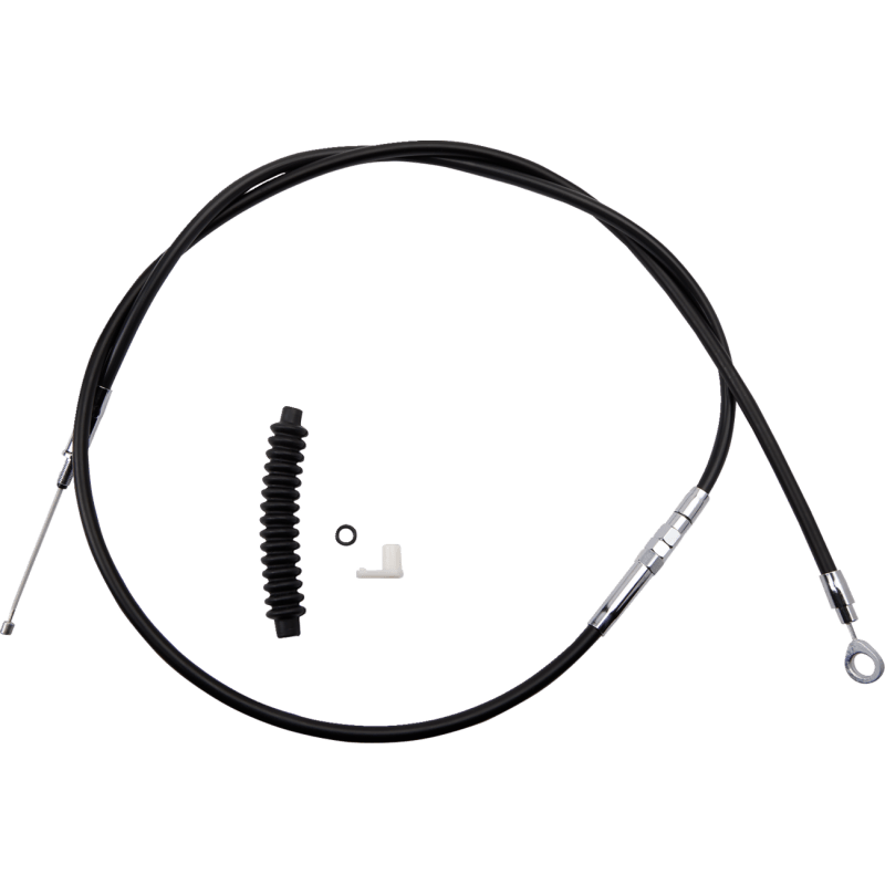 DRAG SPECIALTIES BLACK 70 - 11/16 FL HE CLUTCH CABLE (4322408HE) - DRIVEN Canada's Powersports 0652 - 14394322408HE