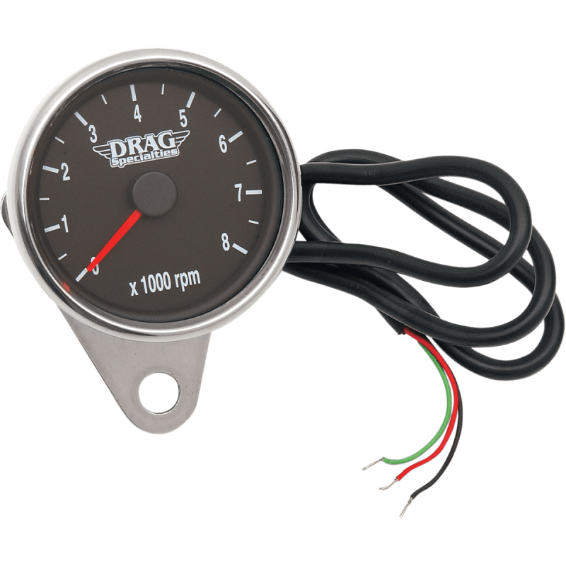 DRAG SPECIALTIES BLACK FACE MINI TACHOMETER (2211 - 0031) - DRIVEN Canada's Powersports 2211 - 0031