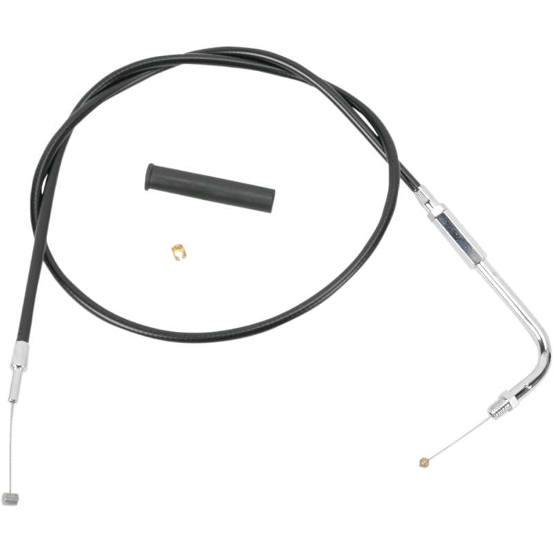 DRAG SPECIALTIES BLACK FXR THROTTLE CABLE (4330500B) - DRIVEN Canada's Powersports 0650 - 03484330500B