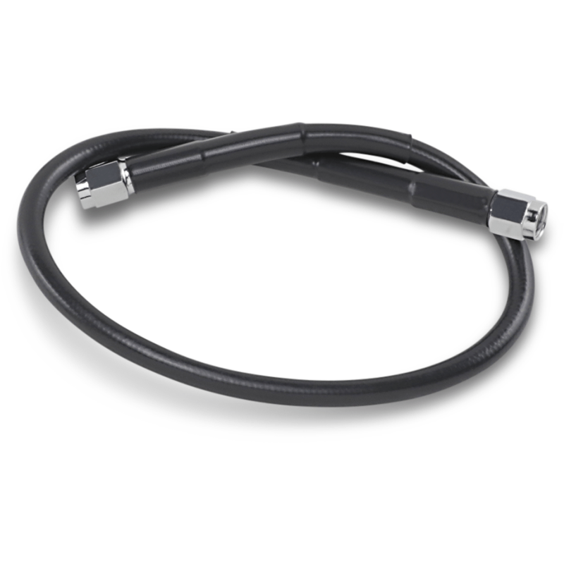 DRAG SPECIALTIES BLACK S/S BRAKE LINE 19" (819 - BLK) - DRIVEN Canada's Powersports 819 - BLK