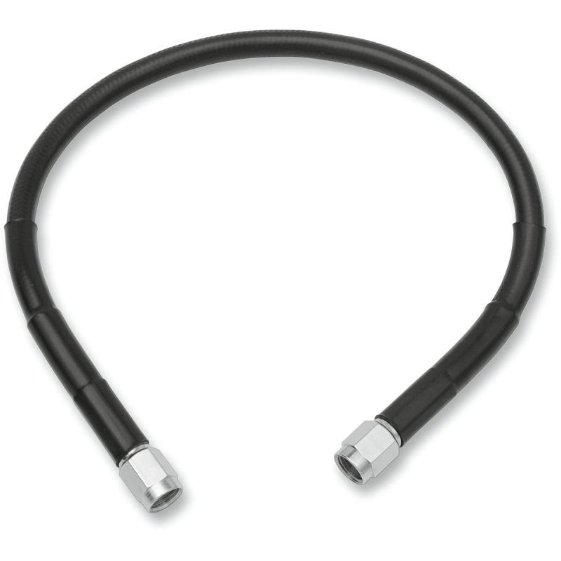 DRAG SPECIALTIES BLACK S/S BRAKE LINE 19" (819 - BLK) - DRIVEN Canada's Powersports 819 - BLK