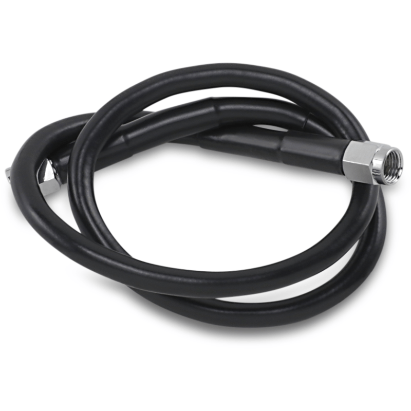 DRAG SPECIALTIES BLACK S/S BRAKE LINE 25" (825 - BLK) - DRIVEN Canada's Powersports 825 - BLK