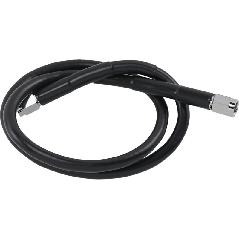 DRAG SPECIALTIES BLACK S/S BRAKE LINE 28" (828 - BLK) - DRIVEN Canada's Powersports 828 - BLK