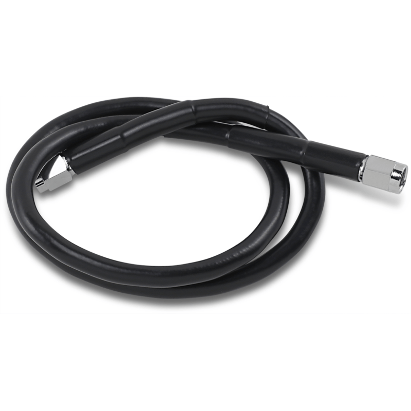 DRAG SPECIALTIES BLACK S/S BRAKE LINE 28" (828 - BLK) - DRIVEN Canada's Powersports 828 - BLK