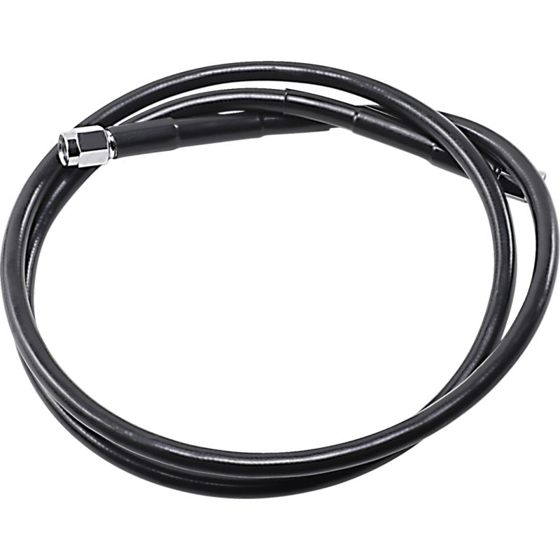 DRAG SPECIALTIES BLACK S/S BRAKE LINE 43" (843 - BLK) - DRIVEN Canada's Powersports 843 - BLK