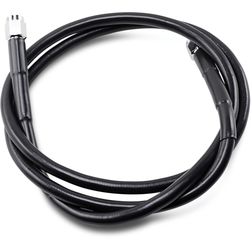 DRAG SPECIALTIES BLACK S/S BRAKE LINE 44" (844 - BLK) - DRIVEN Canada's Powersports 844 - BLK