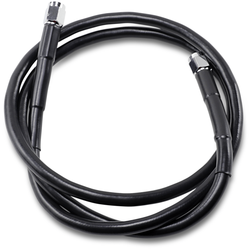 DRAG SPECIALTIES BLACK S/S BRAKE LINE 45" (845 - BLK) - DRIVEN Canada's Powersports 845 - BLK