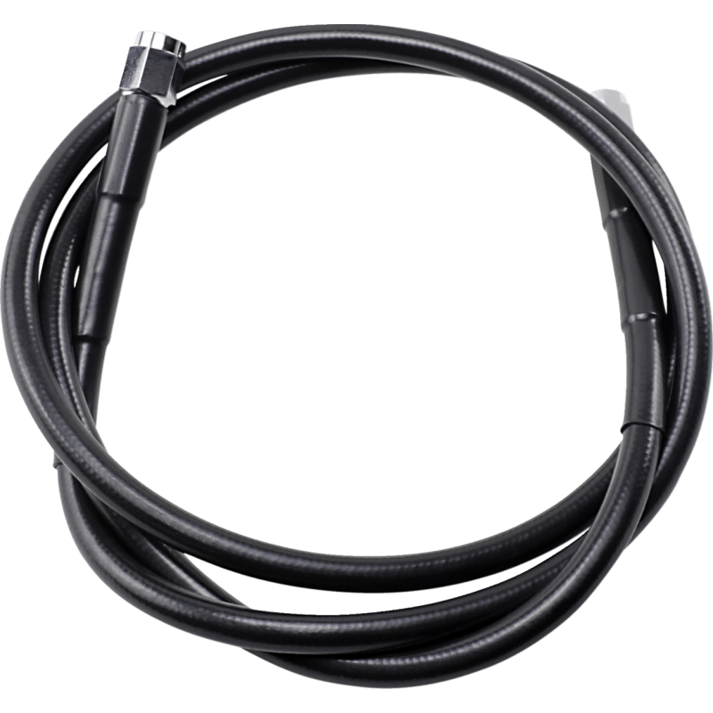 DRAG SPECIALTIES BLACK S/S BRAKE LINE 46" (846 - BLK) - DRIVEN Canada's Powersports 846 - BLK