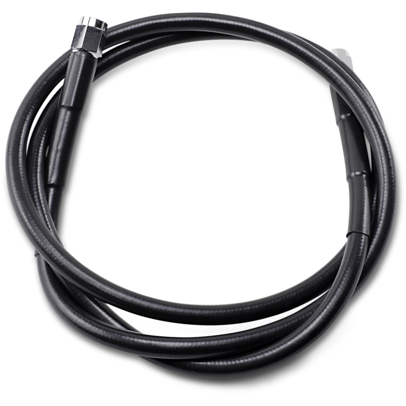 DRAG SPECIALTIES BLACK S/S BRAKE LINE 46" (846 - BLK) - DRIVEN Canada's Powersports 846 - BLK
