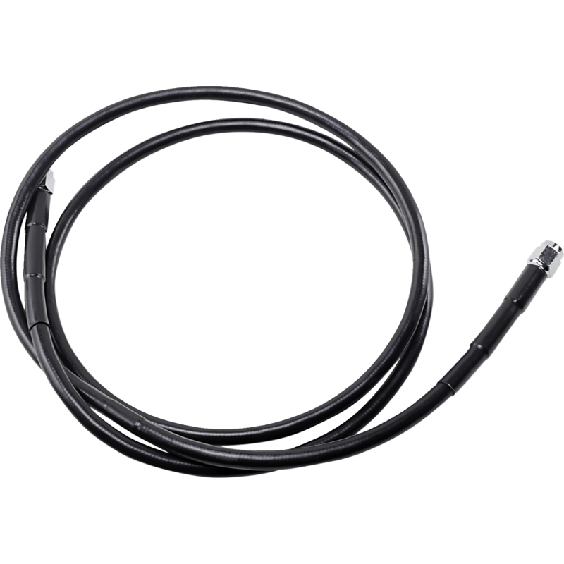 DRAG SPECIALTIES BLACK S/S BRAKE LINE 56" (856 - BLK) - DRIVEN Canada's Powersports 856 - BLK