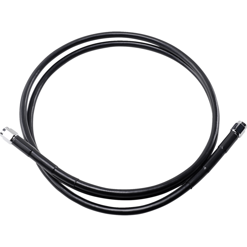 DRAG SPECIALTIES BLACK S/S BRAKE LINE 58" (858 - BLK) - DRIVEN Canada's Powersports 858 - BLK