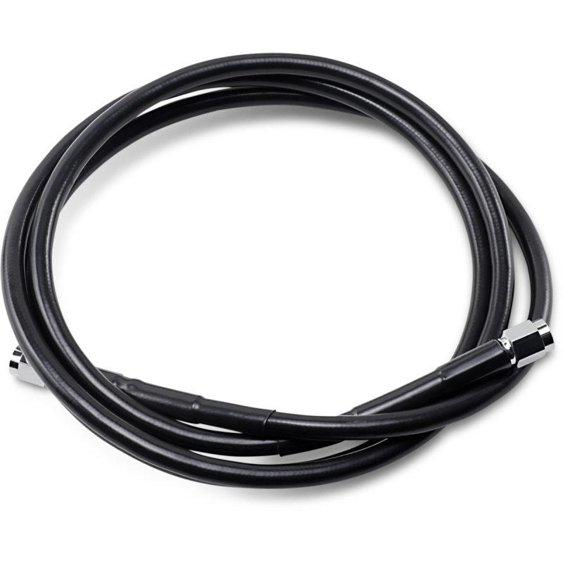 DRAG SPECIALTIES BLACK S/S BRAKE LINE 64" (864 - BLK) - DRIVEN Canada's Powersports 864 - BLK