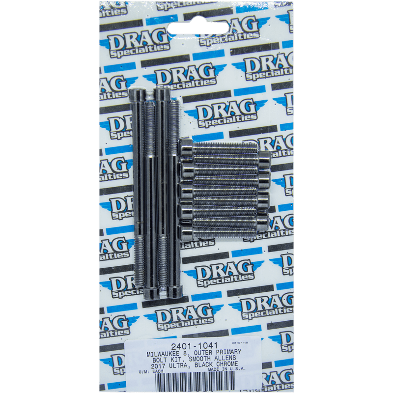 DRAG SPECIALTIES BOLT KIT M8 OUTPRIM B/C - DRIVEN Canada's Powersports 632393676359MK787SBK