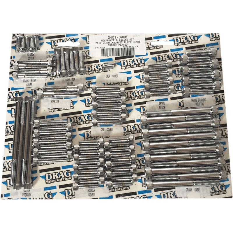 DRAG SPECIALTIES BOLT KIT M8EN K ALN - DRIVEN Canada's Powersports 632393676465MK775