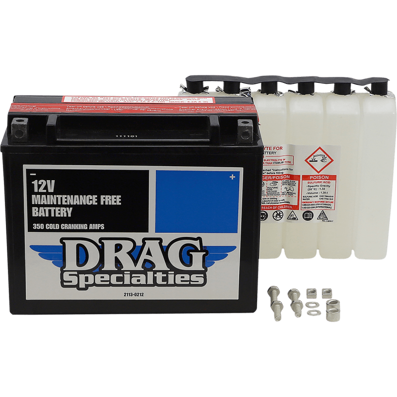 DRAG SPECIALTIES CTX24HL - BS DRAG W/ACID PACK (DTX24HL - BS) - DRIVEN Canada's Powersports DTX24HL - BS