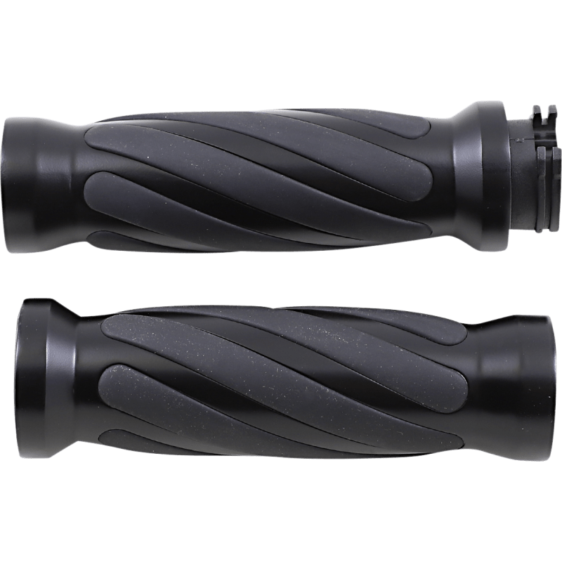 DRAG SPECIALTIES GRIP MBLACK TWISTED 81+ (17 - 0543MBD) - DRIVEN Canada's Powersports 17 - 0543MBD