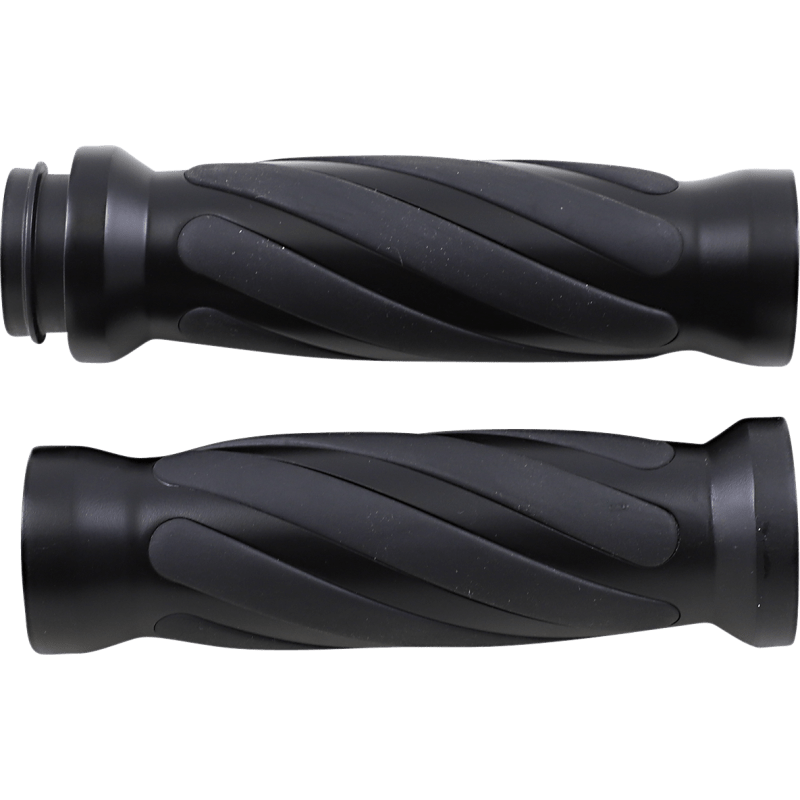 DRAG SPECIALTIES GRIP MBLACK TWISTED TBW (17 - 0543MBT) - DRIVEN Canada's Powersports 17 - 0543MBT