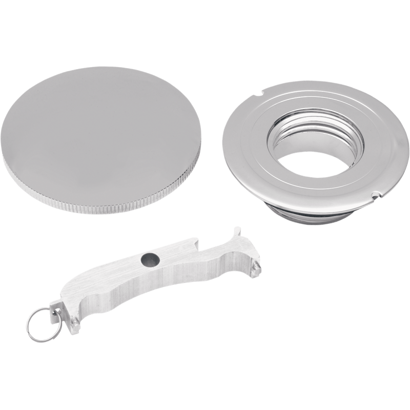 DRAG SPECIALTIES L96 - 19 N/VENTED LEFT GAS CAP W/P/PROTECT (0703 - 0200) - DRIVEN Canada's Powersports 0703 - 0200