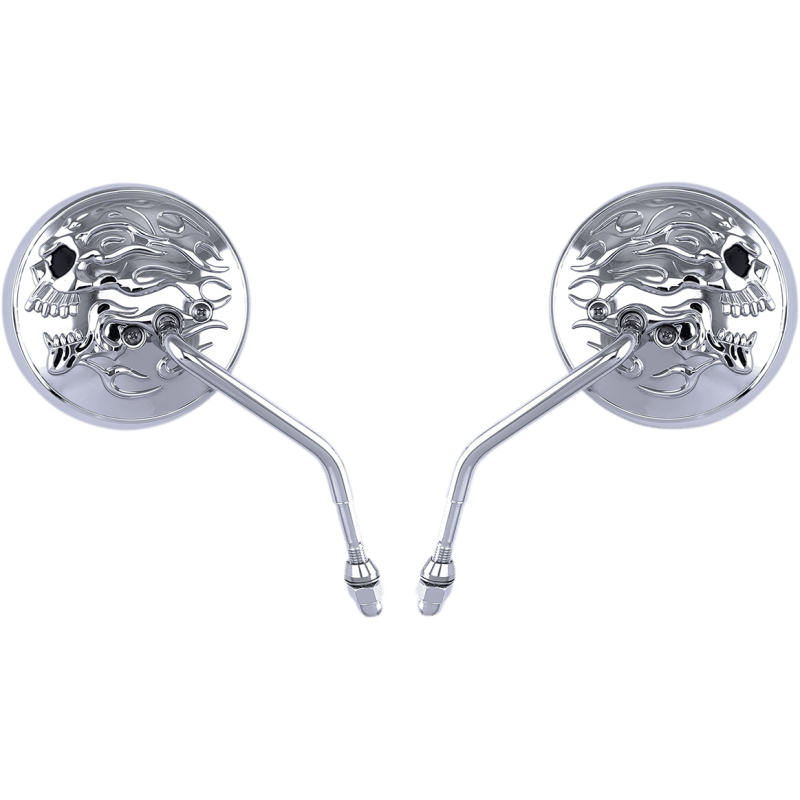 DRAG SPECIALTIES MIRROR FLAME SKL 4.5" (M60 - 6616C) - DRIVEN Canada's Powersports M60 - 6616C