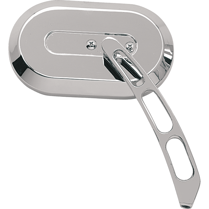 DRAG SPECIALTIES OVAL LEFT (EA) Mirror Front - Driven Powersports