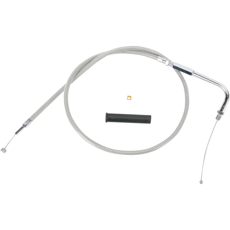 DRAG SPECIALTIES PRE96 S/STEEL THROTTLE CABLE (5330904B) - DRIVEN Canada's Powersports 0650 - 03175330904B