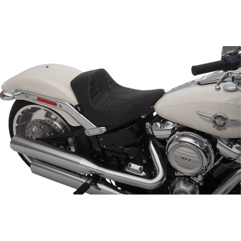 DRAG SPECIALTIES SEAT SOLO SCORP SLVR VNYL (0802 - 1186) - DRIVEN Canada's Powersports 0802 - 1186