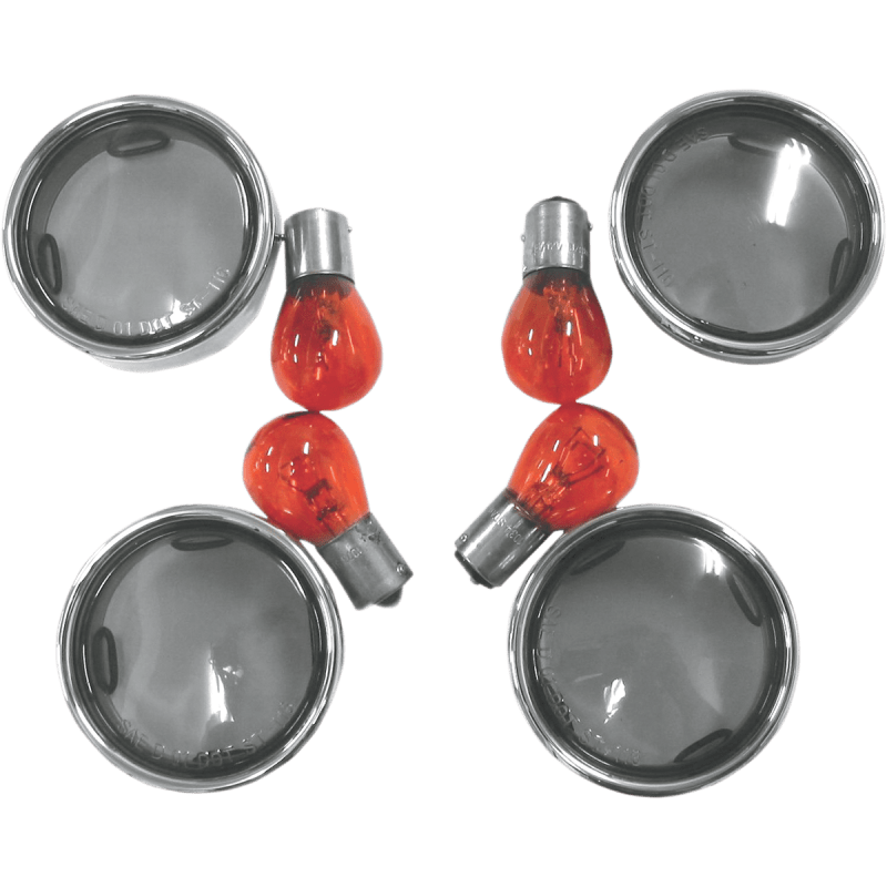 DRAG SPECIALTIES SMOKE LENSES KIT F/DEUCE T/S LIGHTS (4) (2020 - 0392) - DRIVEN Canada's Powersports 2020 - 0392
