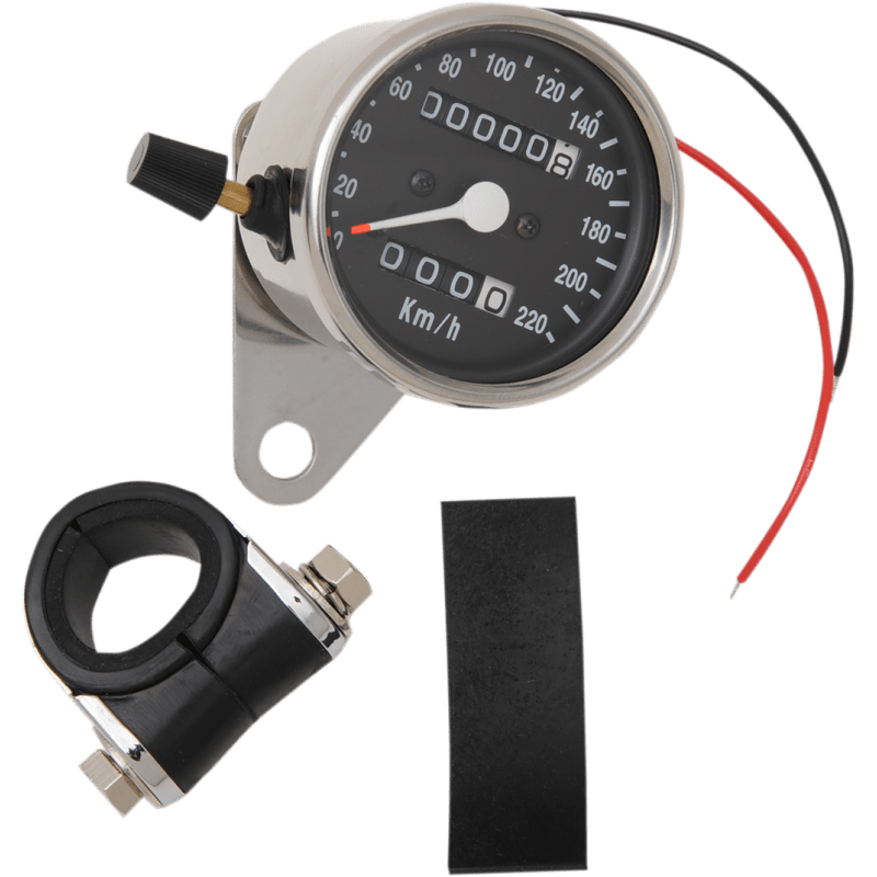 DRAG SPECIALTIES SPEEDO 2:1 W/TRIP KM/H - DRIVEN Canada's Powersports 2210 - 0331