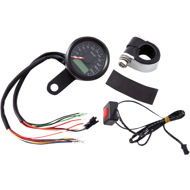 DRAG SPECIALTIES SPEEDO W/4LTS KPH - DRIVEN Canada's Powersports 77902K