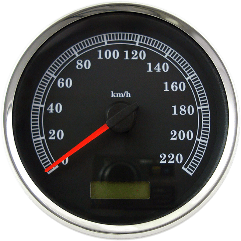 DRAG SPECIALTIES SPEEDOMETER KPH 5" - DRIVEN Canada's Powersports 83105B