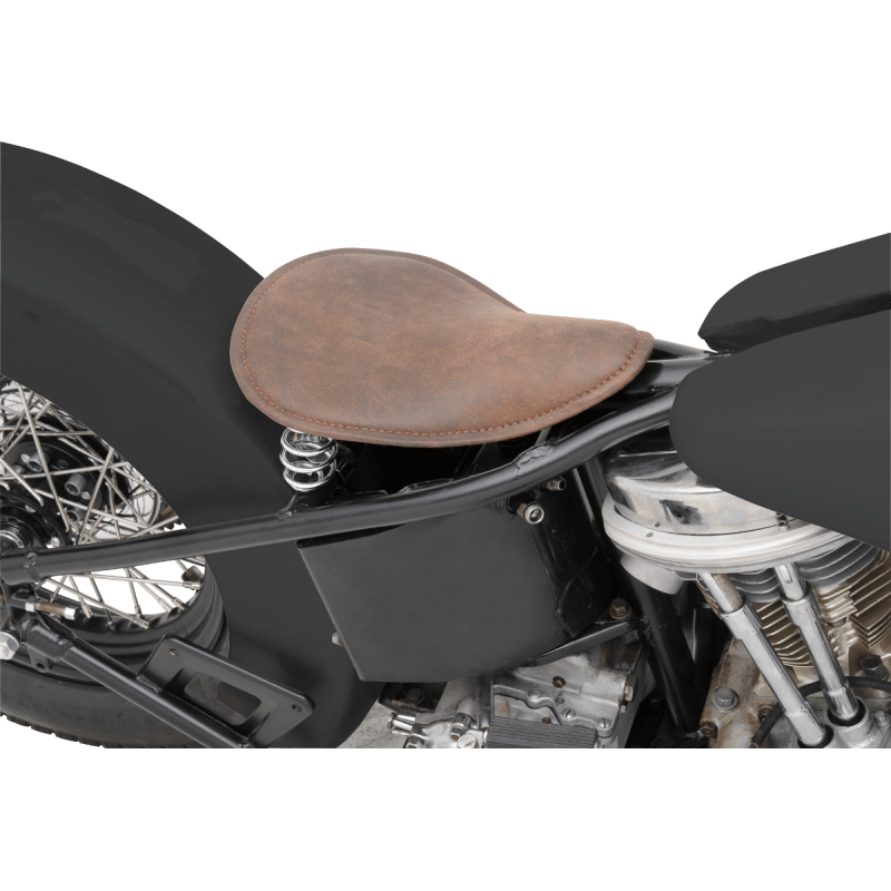 DRAG SPECIALTIES SPR SOLO SEAT DISTRESS LEATHER - DRIVEN Canada's Powersports 0806 - 0039