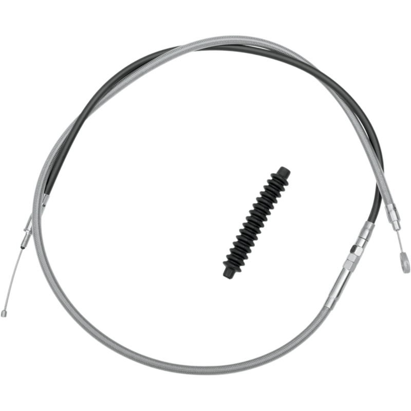 DRAG SPECIALTIES S/STEEL 68 - 11/16 FL HE CLUTCH CABLE (5322406HE) - DRIVEN Canada's Powersports 0652 - 14935322406HE
