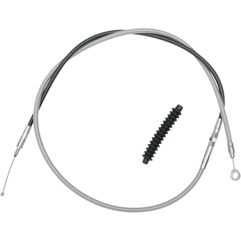 DRAG SPECIALTIES S/STEEL 70 - 11/16 FL HE CLUTCH CABLE (5322408HE) - DRIVEN Canada's Powersports 0652 - 14945322408HE