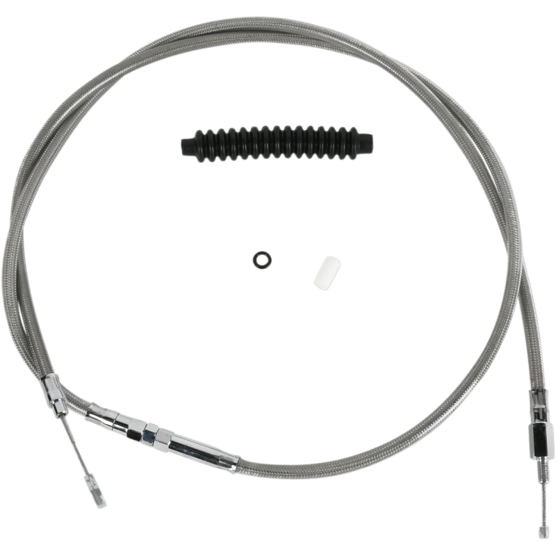 DRAG SPECIALTIES S/STEEL 72 - 11/16 HE CLUTCH CABLE (5321004HE) - DRIVEN Canada's Powersports 0652 - 14575321004HE