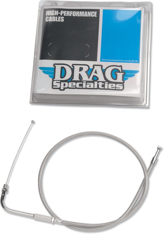 DRAG SPECIALTIES S/STEEL FXD THROTTLE CABLE (5330900B) - DRIVEN Canada's Powersports 0650 - 03155330900B