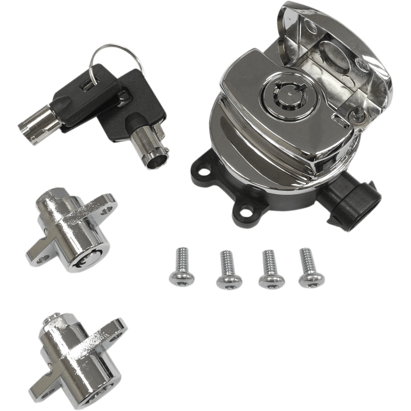 DRAG SPECIALTIES SWITCH IGN CHR+LCKS 14 - 19 FLHR (E21 - 0214/50) - DRIVEN Canada's Powersports E21 - 0214/50