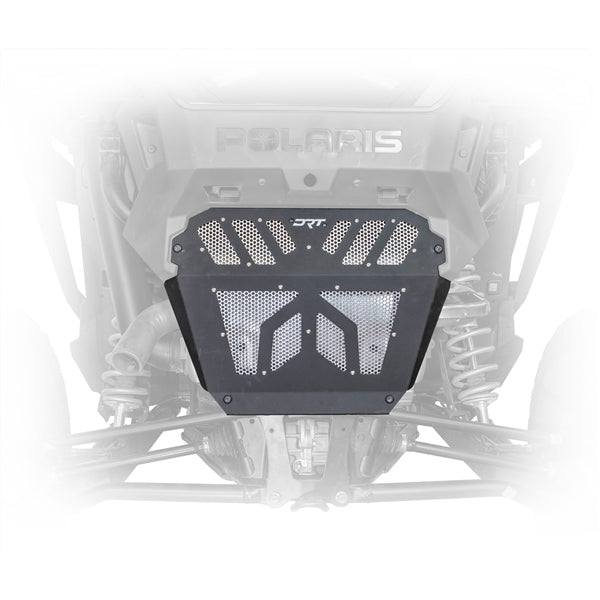 DRT MOTORSPORTS ALUMINUM EXHAUST COVER (RZRPROEC1) - DRIVEN Canada's Powersports 696952152050RZRPROEC1