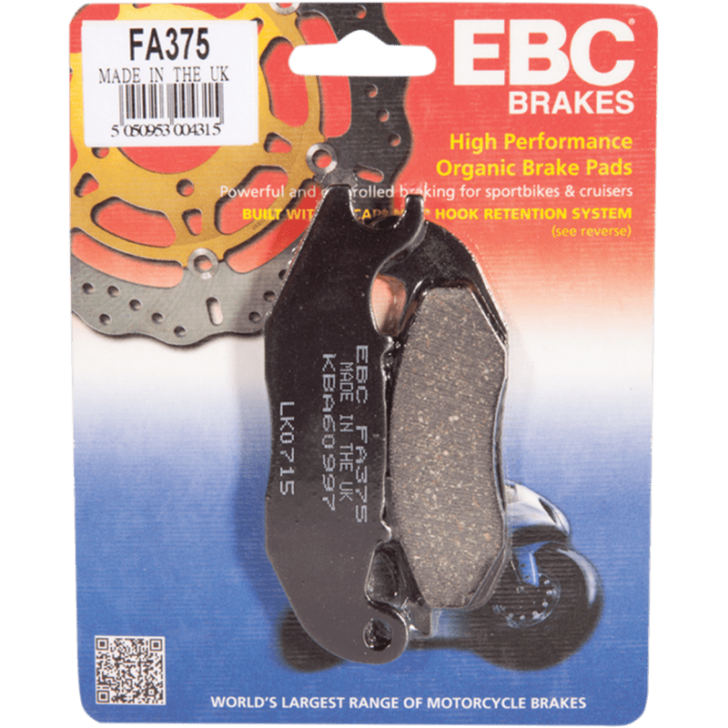 EBC BRAKE PADS FA SERIES FA375 - DRIVEN Canada's Powersports 840655077091FA375