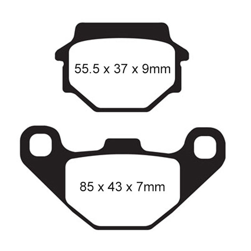 EBC BRAKE PADS FA SERIES FA67/3 - DRIVEN Canada's Powersports 0100673FA67/3