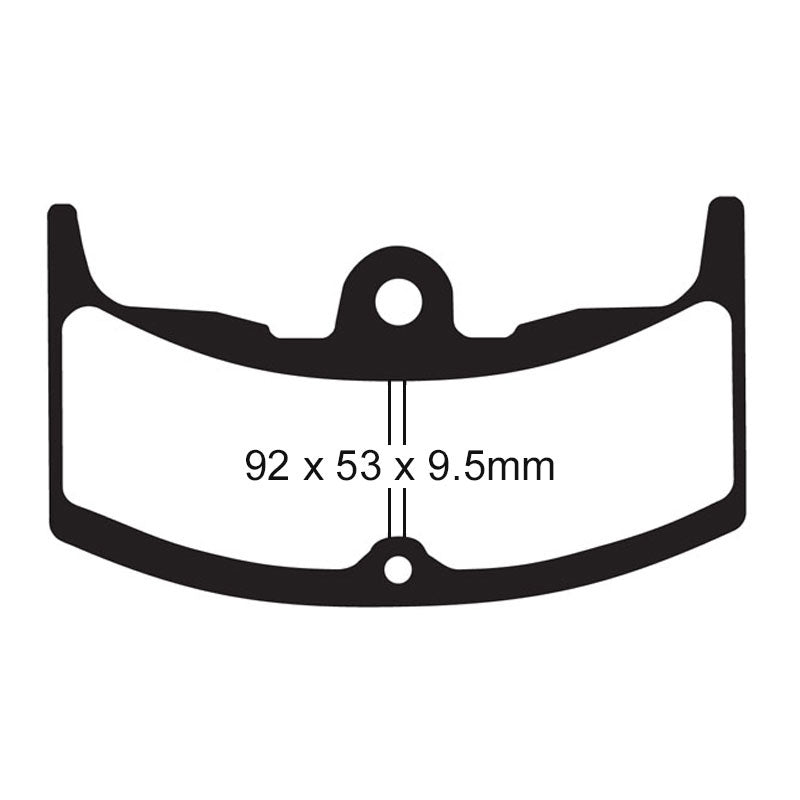 EBC BRAKE PADS FA SERIES FA80/2 - DRIVEN Canada's Powersports 840655078883FA80/2