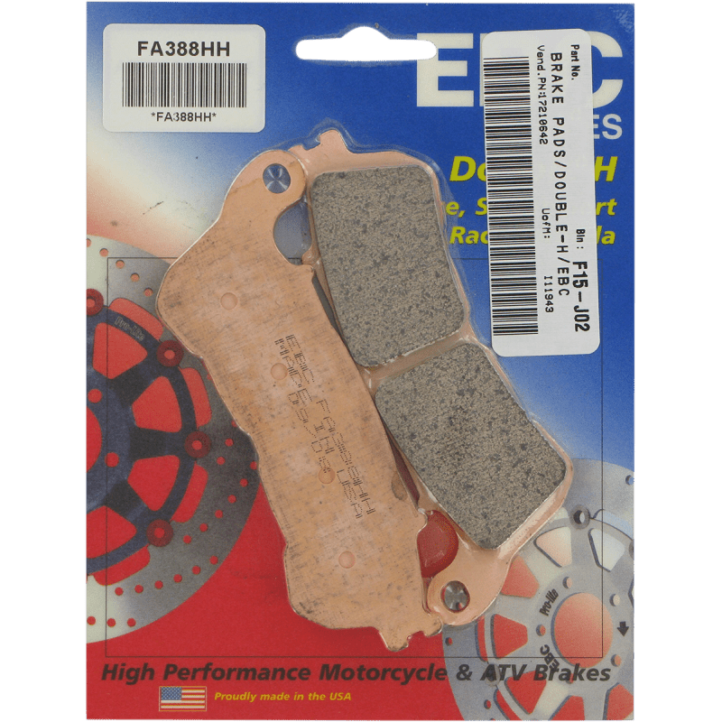 EBC BRAKE PADS HH SERIES FA388HH - DRIVEN Canada's Powersports 010388HHFA388HH
