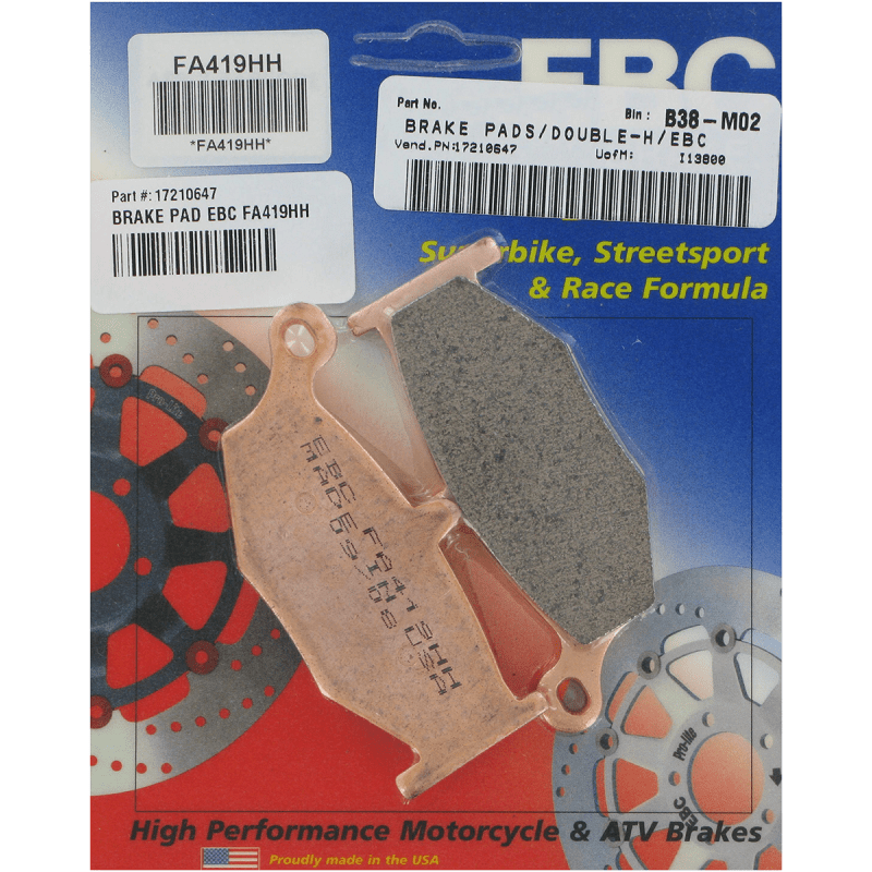 EBC BRAKE PADS HH SERIES FA419HH - DRIVEN Canada's Powersports 010419HHFA419HH