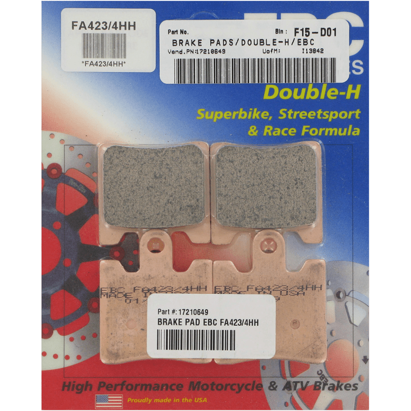 EBC BRAKE PADS HH SERIES FA423/4HH - DRIVEN Canada's Powersports 0104234HHFA423/4HH