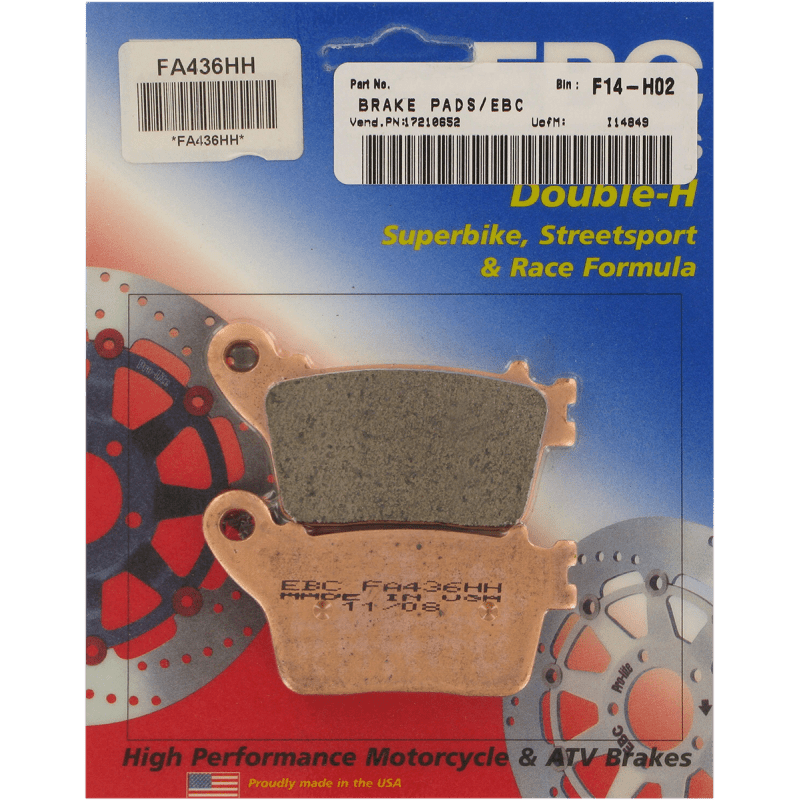 EBC BRAKE PADS HH SERIES FA436HH - DRIVEN Canada's Powersports 010436HHFA436HH