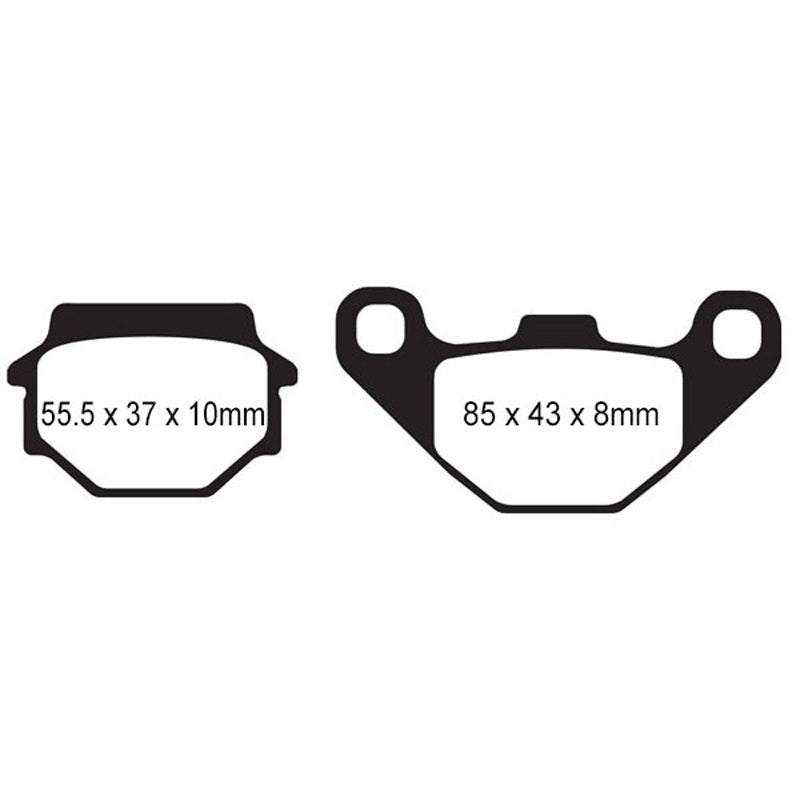 EBC BRAKE PADS HH SERIES FA67HH - DRIVEN Canada's Powersports 840655078678FA67HH