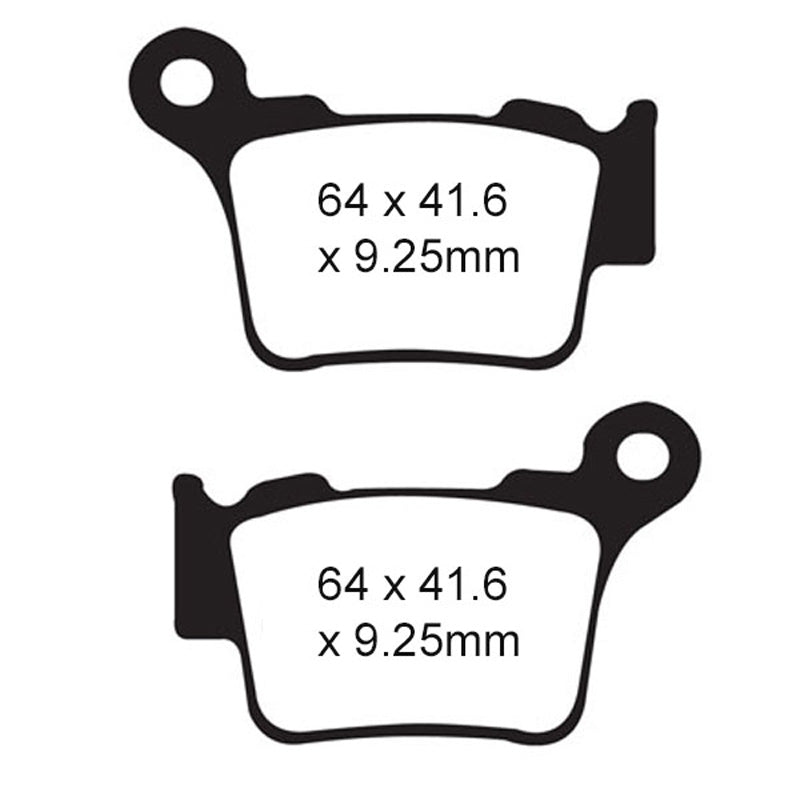 EBC BRAKE PADS MXS SERIES MXS368 - DRIVEN Canada's Powersports 010368MXSMXS368