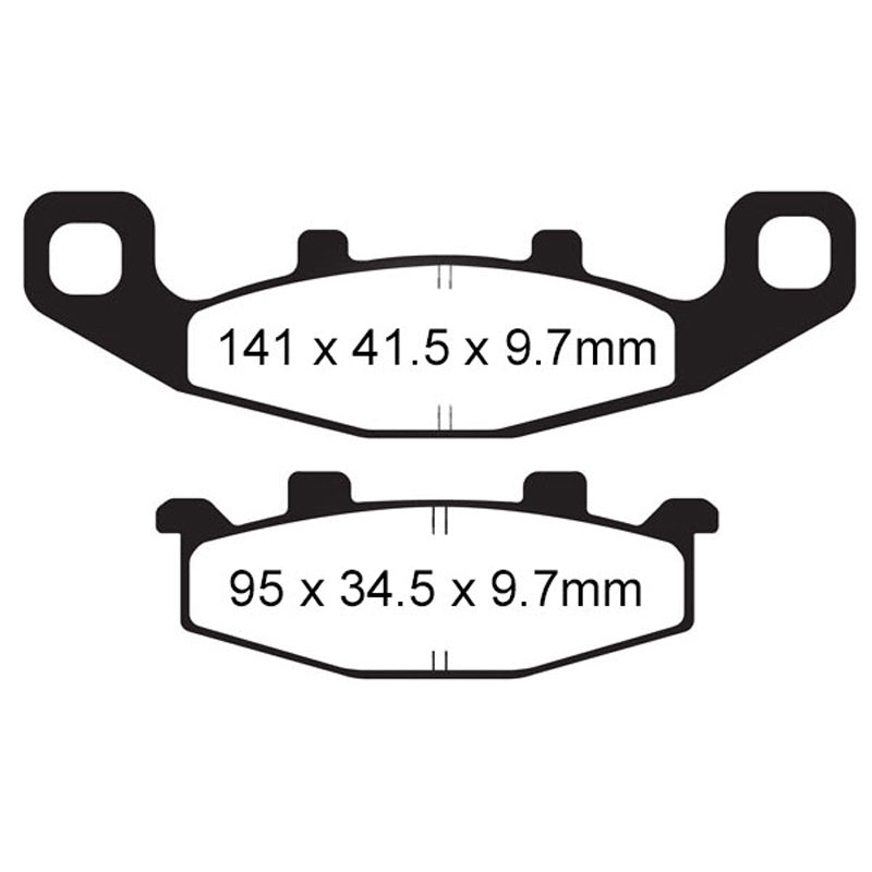 EBC BRAKE PADS R SERIES FA129R - DRIVEN Canada's Powersports 010129RFA129R