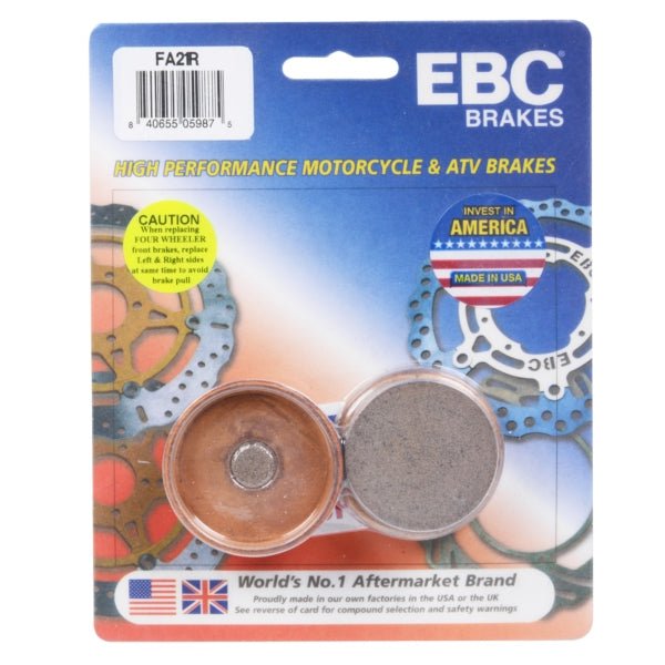 EBC BRAKE PADS R SERIES FA21R - DRIVEN Canada's Powersports 840655059875FA21R