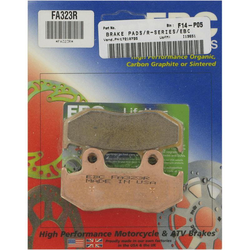 EBC BRAKE PADS R SERIES FA323R - DRIVEN Canada's Powersports 010323RFA323R